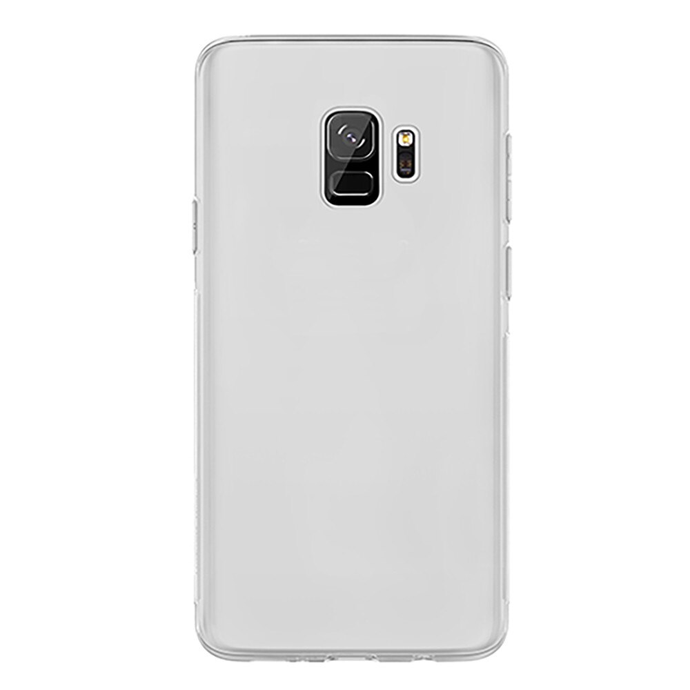 Husa din silicon EuroCELL pentru Samsung Galaxy S9 , alb transparent