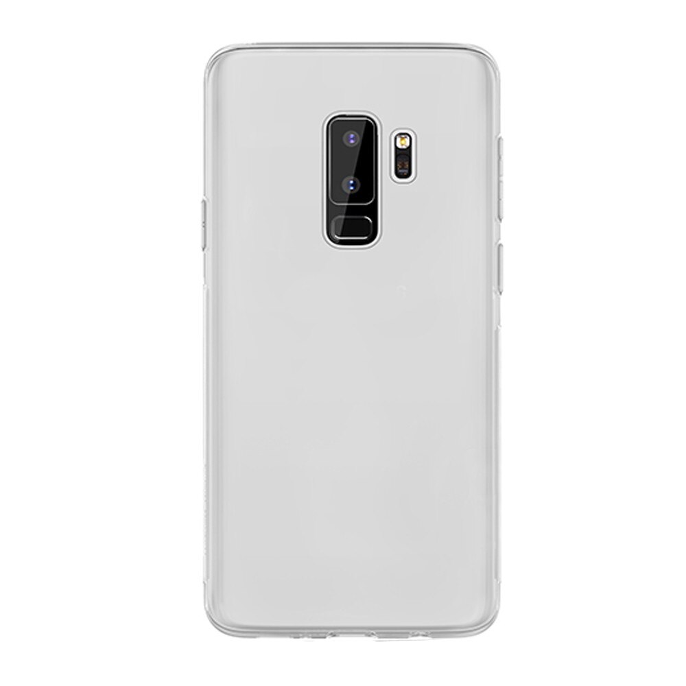 Husa din silicon EuroCELL pentru Samsung Galaxy S9 Plus, alb transparent
