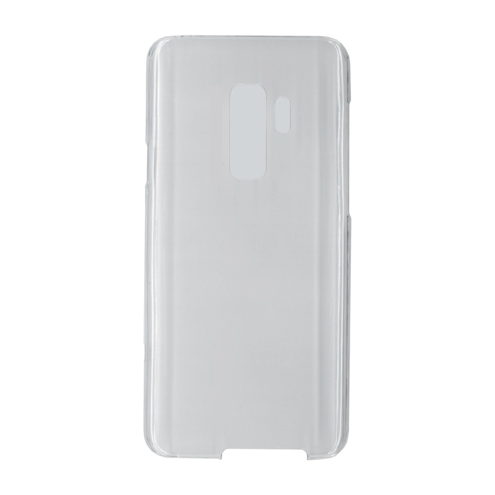 Husa din silicon 360 de grade,Eurocell, pentru Samsung Galaxy S9 Plus, alb transparent