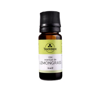 Ulei esential pur pentru uz cosmetic Trio Verde Lemongrass, 10ml Ulei esential pur pentru uz cosmetic Trio Verde Lemongrass, 10ml