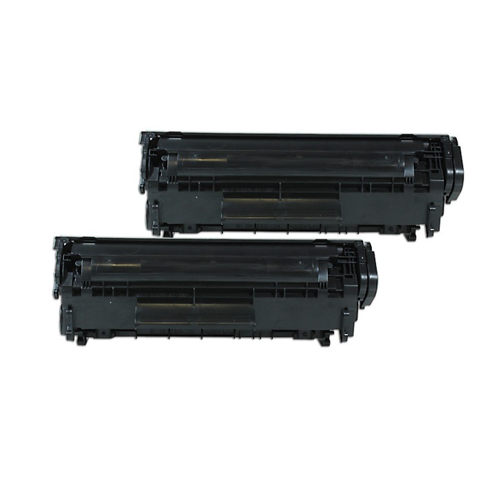 2 db kompatibilis Econik festékkazetta HP LaserJet 1018-hoz [fekete ] 2 x 2000 oldal |Q2612A / Q2612AD / 12A / 12AD|
