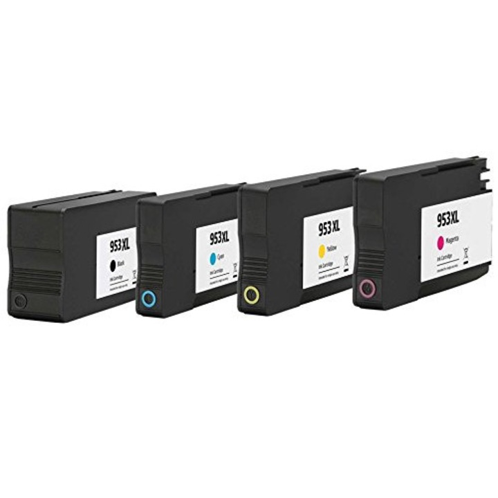 Set 4 cartuse compatibile HP 953XL, 1 Black, 1 Cyan, 1 Magenta, 1 Yellow