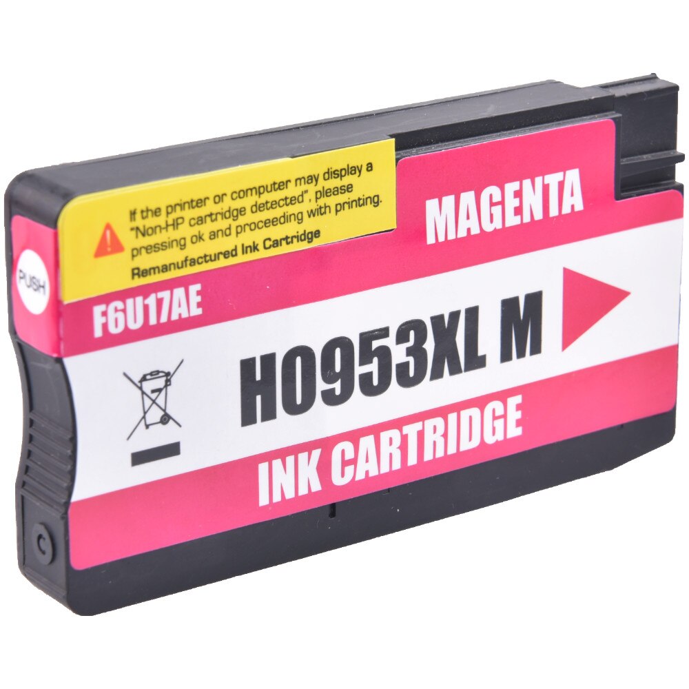 Cartus cerneala Graphitek compatibil HP 953XL, F6U17AE, 1.600 pagini, rosu