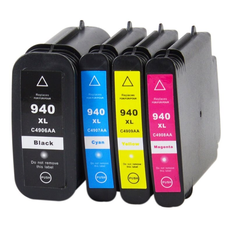 Kit 4 Cartuse Compatibile Pentru HP 940XLBK/XLC/XLM/XLY HP OfficeJet Pro 8000,OfficeJet Pro 8000 Series,OfficeJet Pro 8000 Wireless,OfficeJet Pro 8500 A / OfficeJet Pro 8500 A Plus,OfficeJet Pro 8500 Premier, OfficeJet Pro 8500 Wireless