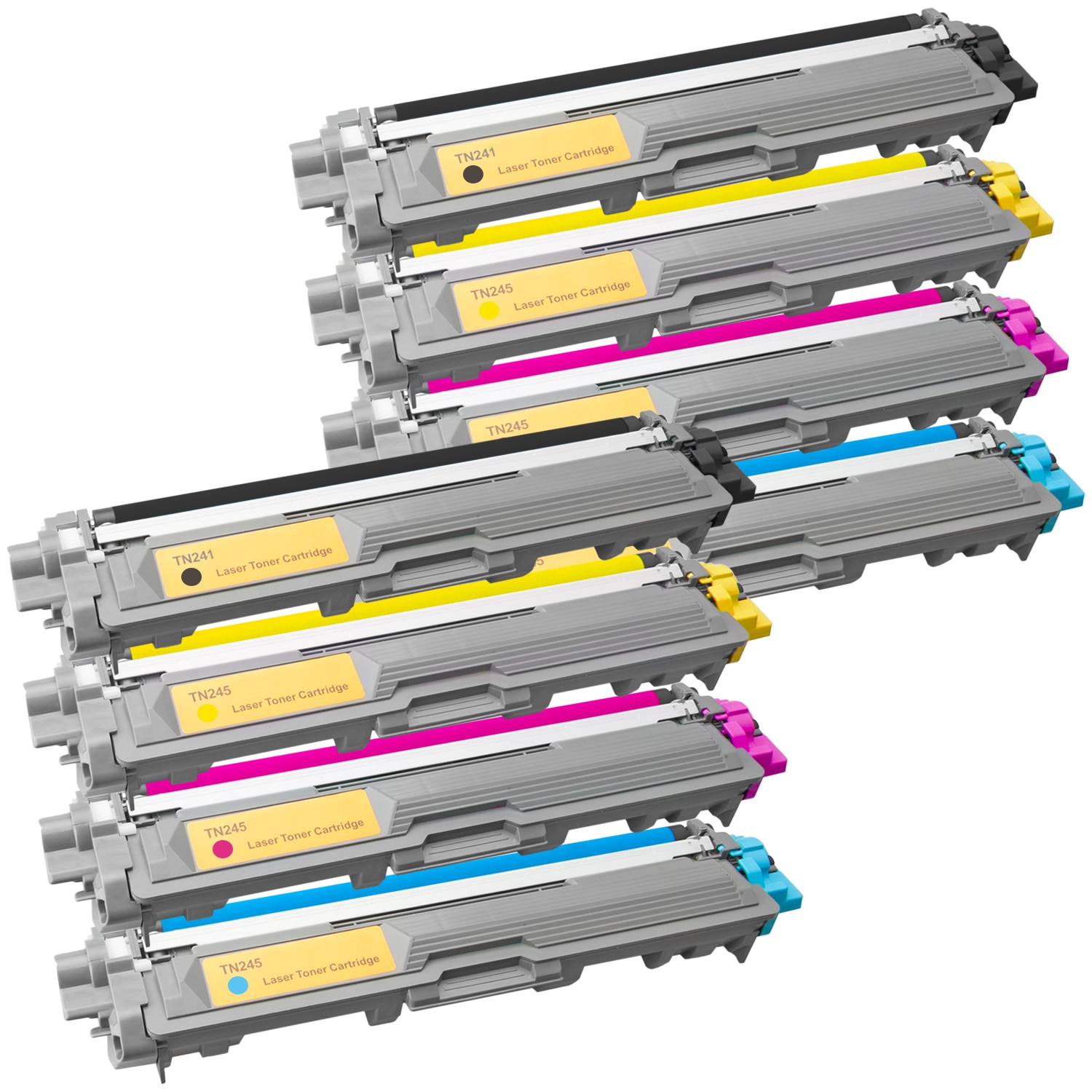 Set 8 Cartuse TN320 HL-4100 Series / HL-4140 CN / HL-4150 CDN / HL-4500 Series / HL-4570 CDW / HL-4570 CDWT,DCP-9055 CDN / DCP-9270 CDN,MFC-9460 CDN / MFC-9465 CDN / MFC-9560 CDW / MFC-9970 CDW