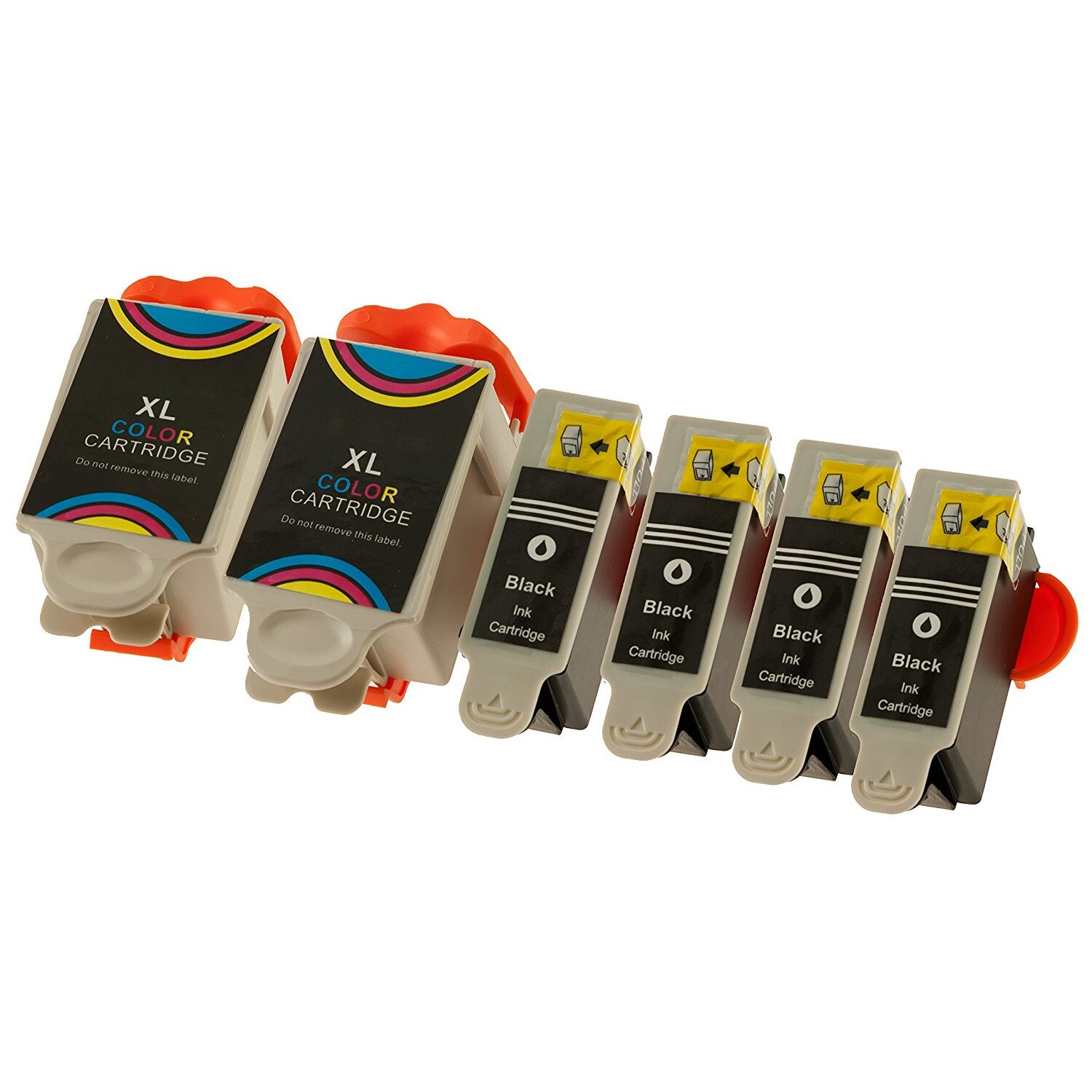 Set 6 Cartuse 4BK/2COLOR Compatibile pentru Epson WF-100W-0.25K#C13Cartus T26704010/26614010-11.4-8.8 ML