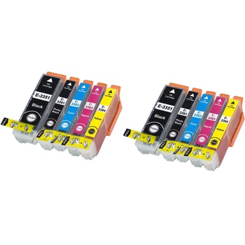 Set 10 Cartuse T3351/61/62/63/64 Compatibile pentru for Epson Expression Premium XP-530 / XP-630 / XP-635 / XP-830 / XP-540 / XP-640 / XP-645 / XP-900 Set 10 Cartuse T3351/61/62/63/64 Compatibile pentru for Epson Expression Premium XP-530 / XP-630 / XP-635 / XP-830 / XP-540 / XP-640 / XP-645 / XP-900