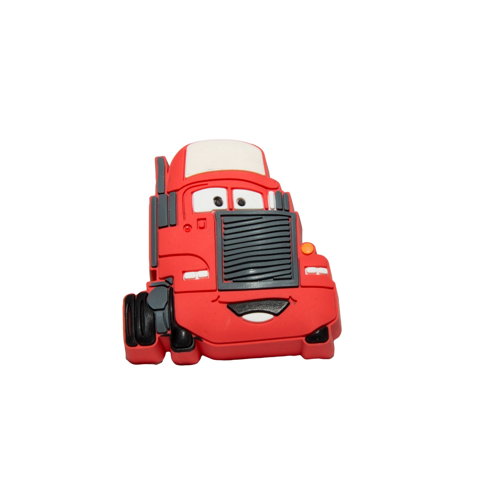 Buton mobilier copii - Camion rosu, 50x40 mm