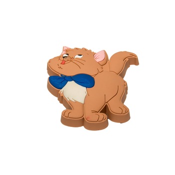 Buton mobilier copii - Motanel maro, 65x55 mm Buton mobilier copii - Motanel maro, 65x55 mm