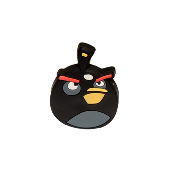 Buton mobilier copii - Pasare neagra, 55x55 mm Buton mobilier copii - Pasare neagra, 55x55 mm