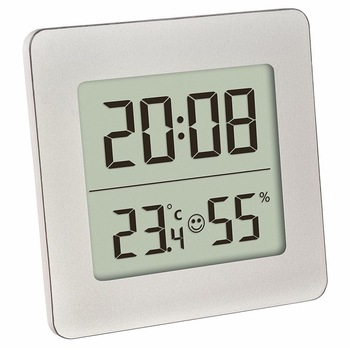 Termometru si higrometru digital cu ceas si alarma TFA 30.5038.54 Termometru si higrometru digital cu ceas si alarma TFA 30.5038.54