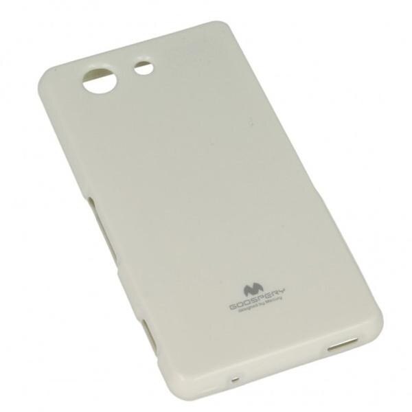 Husa Capac Goospery Mercury Jelly Sony Xperia Z3 Compact/Mini Alb Blister