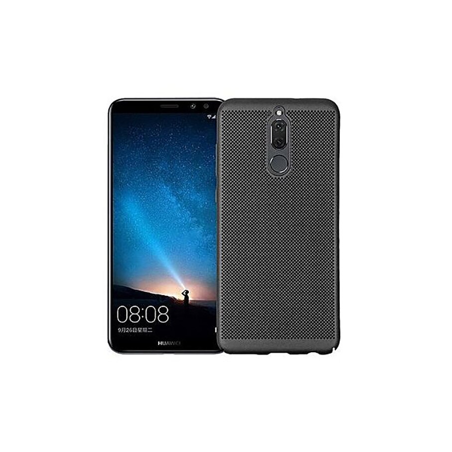 Husa de protectie pentru Huawei Mate 10 Lite, super slim, perforata, Negru