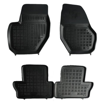 Covoare / Covorase cauciuc VOLVO XC60 I 2008-2017 presuri stil tip tavita Rezaw Covoare / Covorase cauciuc VOLVO XC60 I 2008-2017 presuri stil tip tavita Rezaw