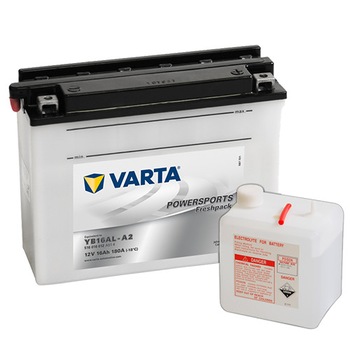 Baterie VARTA MOTO cu acid 12 V 16 Ah + dreapta Baterie VARTA MOTO cu acid 12 V 16 Ah + dreapta
