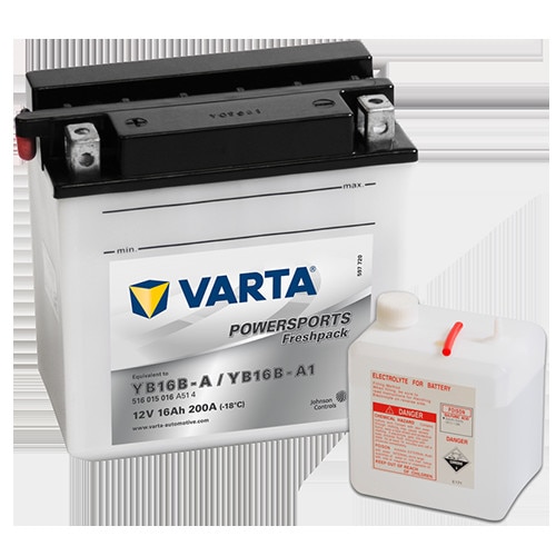 Baterie VARTA MOTO cu acid 12 V 16 Ah + stanga