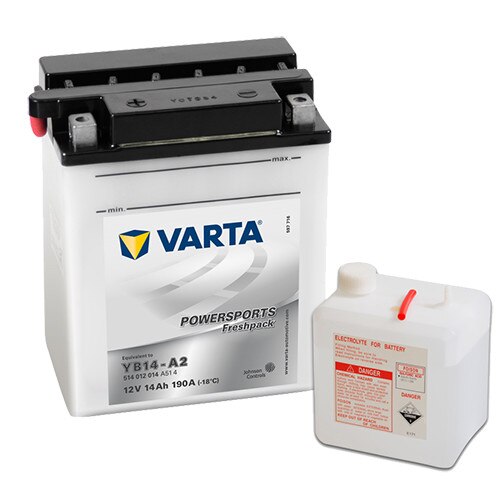 Baterie VARTA MOTO cu acid 12 V 14 Ah + stanga lung 136 mm