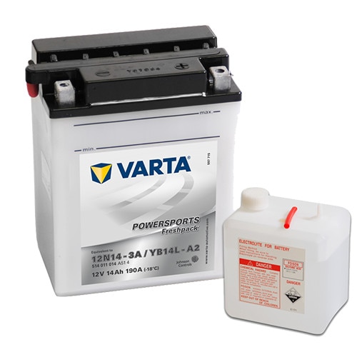 Baterie VARTA MOTO cu acid 12 V 14 Ah + dreapta lung 136 mm