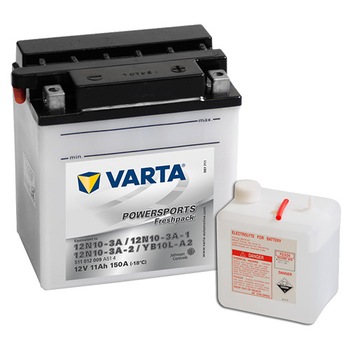 Baterie VARTA MOTO cu acid 12 V 11 Ah + stanga lung 136 mm Baterie VARTA MOTO cu acid 12 V 11 Ah + stanga lung 136 mm