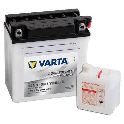 Baterie VARTA MOTO cu acid 12 V 9 Ah + dreapta lung 136 mm