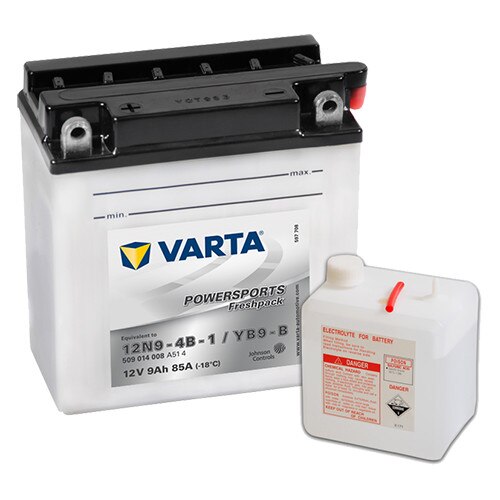 Baterie VARTA MOTO cu acid 12 V 9 Ah + stanga lung 136 mm