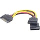 Cablu splitter SATA Gembird, 15cm