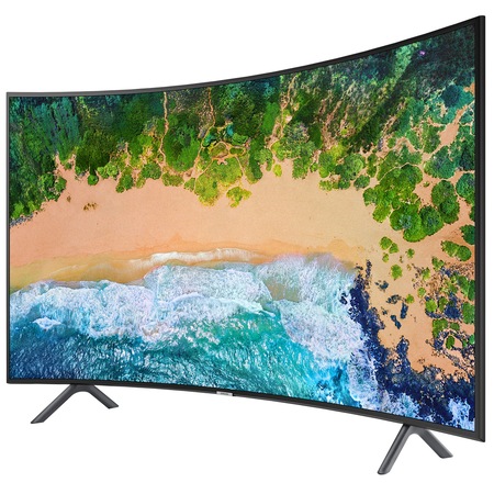 Televizor LED Curbat Smart Samsung, 123 cm, 49NU7302, 4K Ultra HD, Clasa A