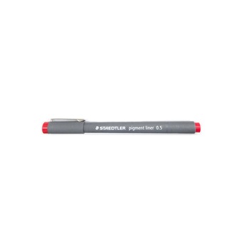 Pigment Liner 05mm Staedtler rosu ST-308-05-2 Pigment Liner 05mm Staedtler rosu ST-308-05-2