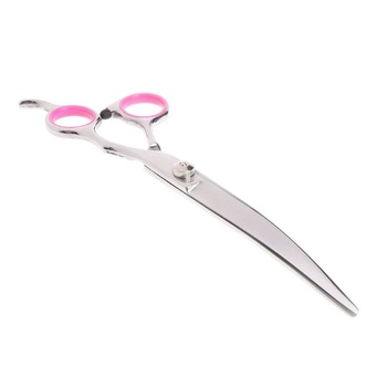 Foarfeca Profesionla Tuns Curbata Cosmetica Animale - Caini, Pisici - 8 Inch S Pink DOWN Foarfeca Profesionla Tuns Curbata Cosmetica Animale - Caini, Pisici - 8 Inch S Pink DOWN