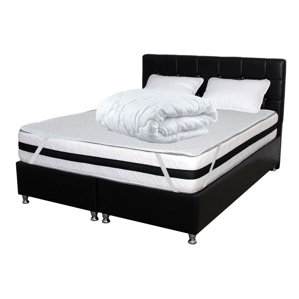 Saltea reversibila SALT CONFORT Memory Foam, 140x200x25cm, cu spuma poliuretanica cu memorie, sistem aerisire, ferma