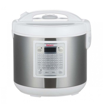 Aparat de gatit multifunctional Multicooker Saturn ST-MC9209, capacitate 5 L, 42 programe automate Aparat de gatit multifunctional Multicooker Saturn ST-MC9209, capacitate 5 L, 42 programe automate