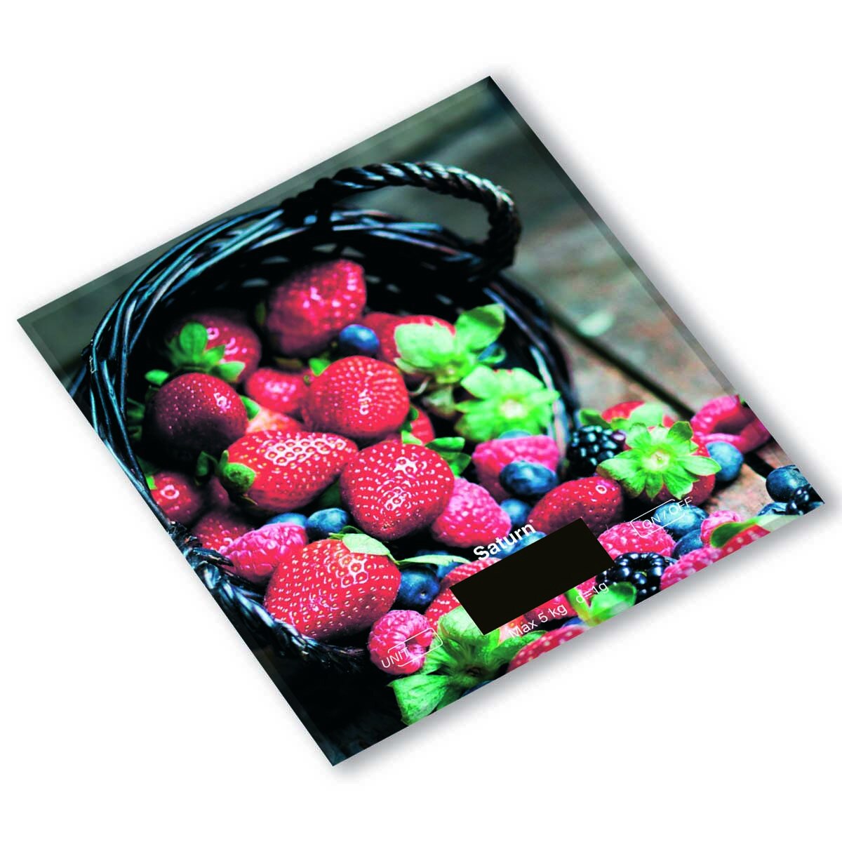 Cantar de bucatarie Saturn ST-KS7821, display LCD, 5 kg, precizie 1 g