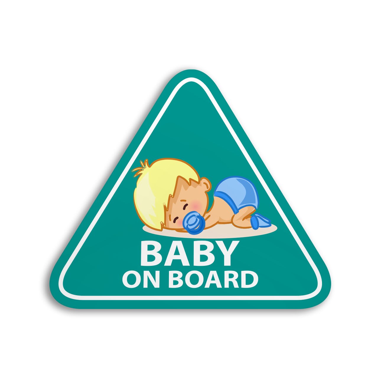 Indicator Bebe la bord sticker 135mm