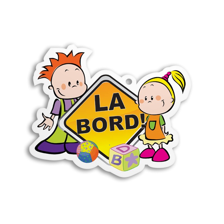 Creative Sign, Autójelző Gyerekek a fedélzeten pvc tapadókoronggal 15cm B0104