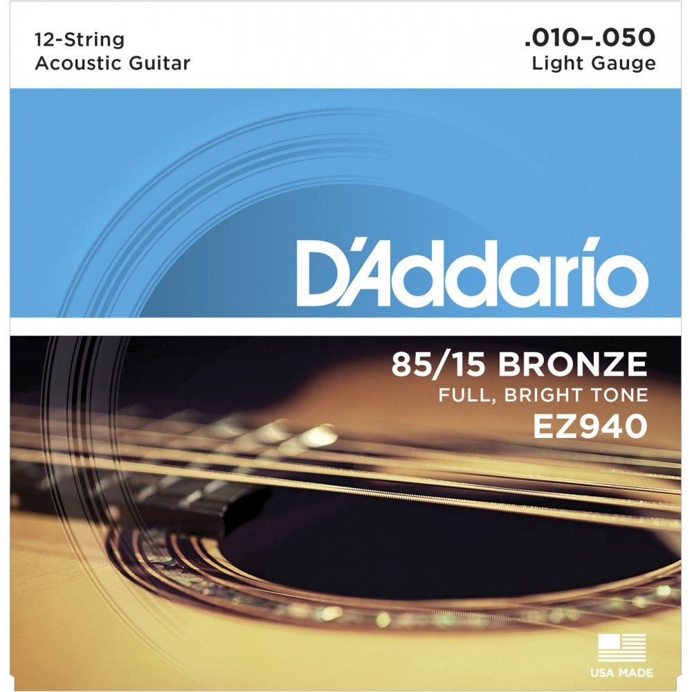 Corzi Chitara Acustica - Light 12 Strings - D'Addario EZ940