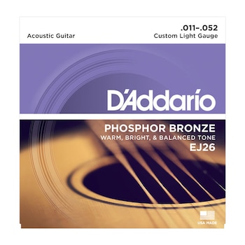 Corzi Chitara Acustica - Custom Light - D'Addario EJ26 Corzi Chitara Acustica - Custom Light - D'Addario EJ26