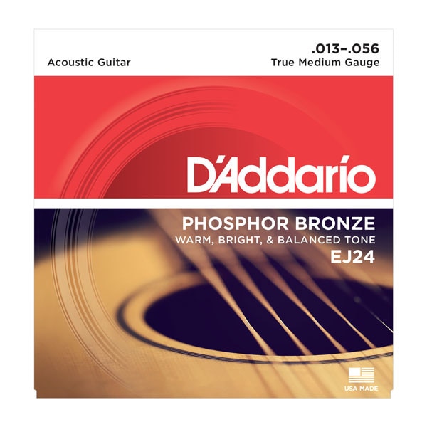 Corzi Chitara Acustica - True Medium - D'Addario EJ24