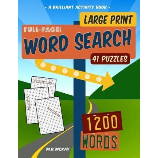 Large Print Word Search Puzzles, M. R. McKay (Author)