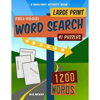 Large Print Word Search Puzzles, M. R. McKay (Author) Large Print Word Search Puzzles, M. R. McKay (Author)