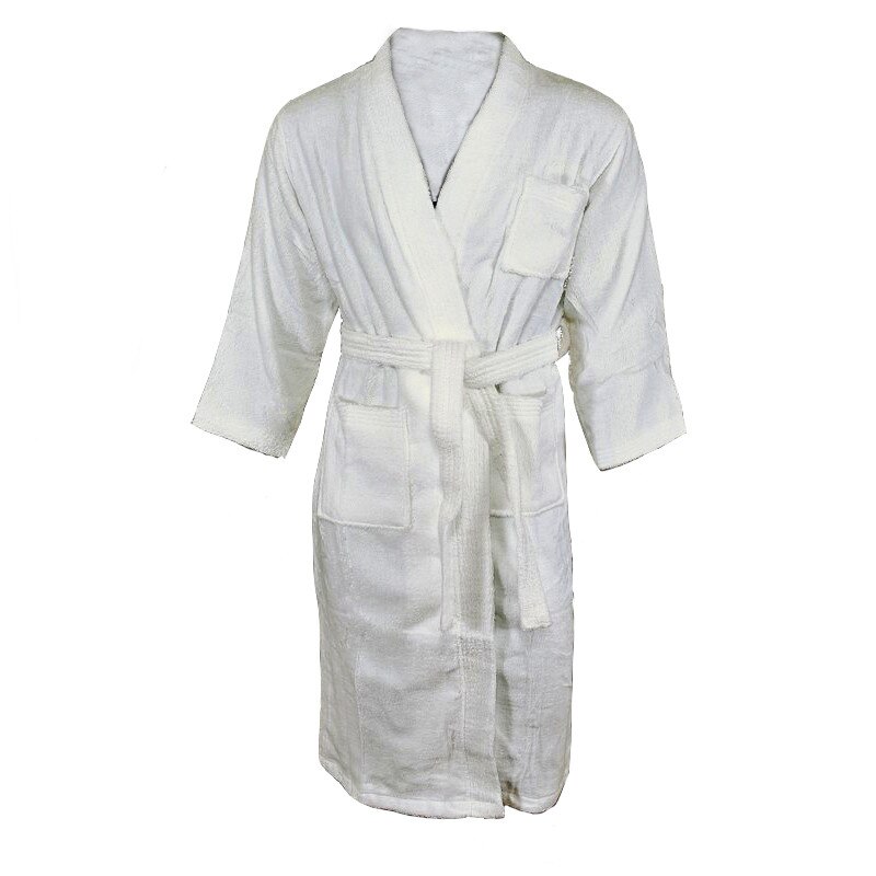 Halat baie, marime XL, alb, bumbac 100%, 550 g/mp,brand AMS