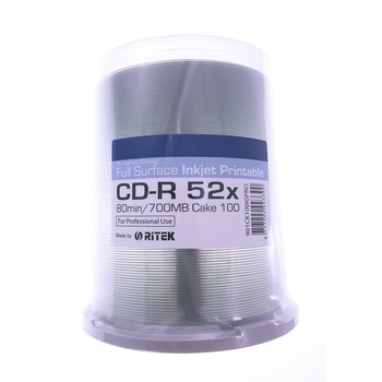 CD-R Traxdata 700 Mb , 80 min , 52X , Printabil Glossy Inkjet , Cake Box , 100 buc-TRCGC CD-R Traxdata 700 Mb , 80 min , 52X , Printabil Glossy Inkjet , Cake Box , 100 buc-TRCGC