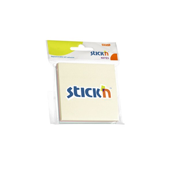 Notite autoadezive 76 x 76 mm, 3 x 50 file, Stick
