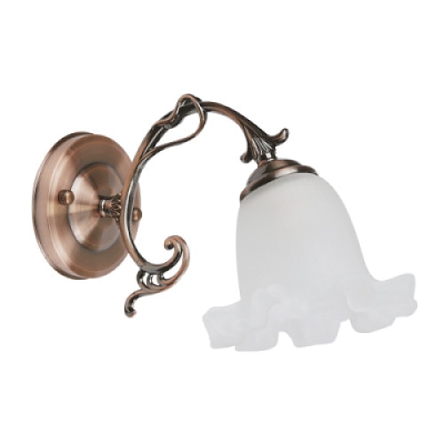 Aplica Immotus alb+cupru, E27,1x60w