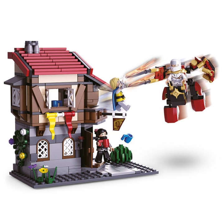Set constructie Legend Warriors Batalia de la han 376 piese