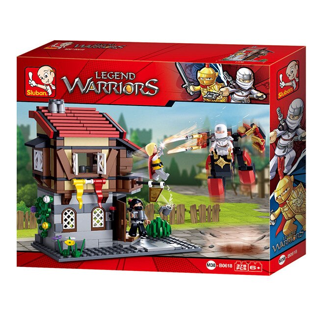 Set constructie Legend Warriors Batalia de la han 376 piese
