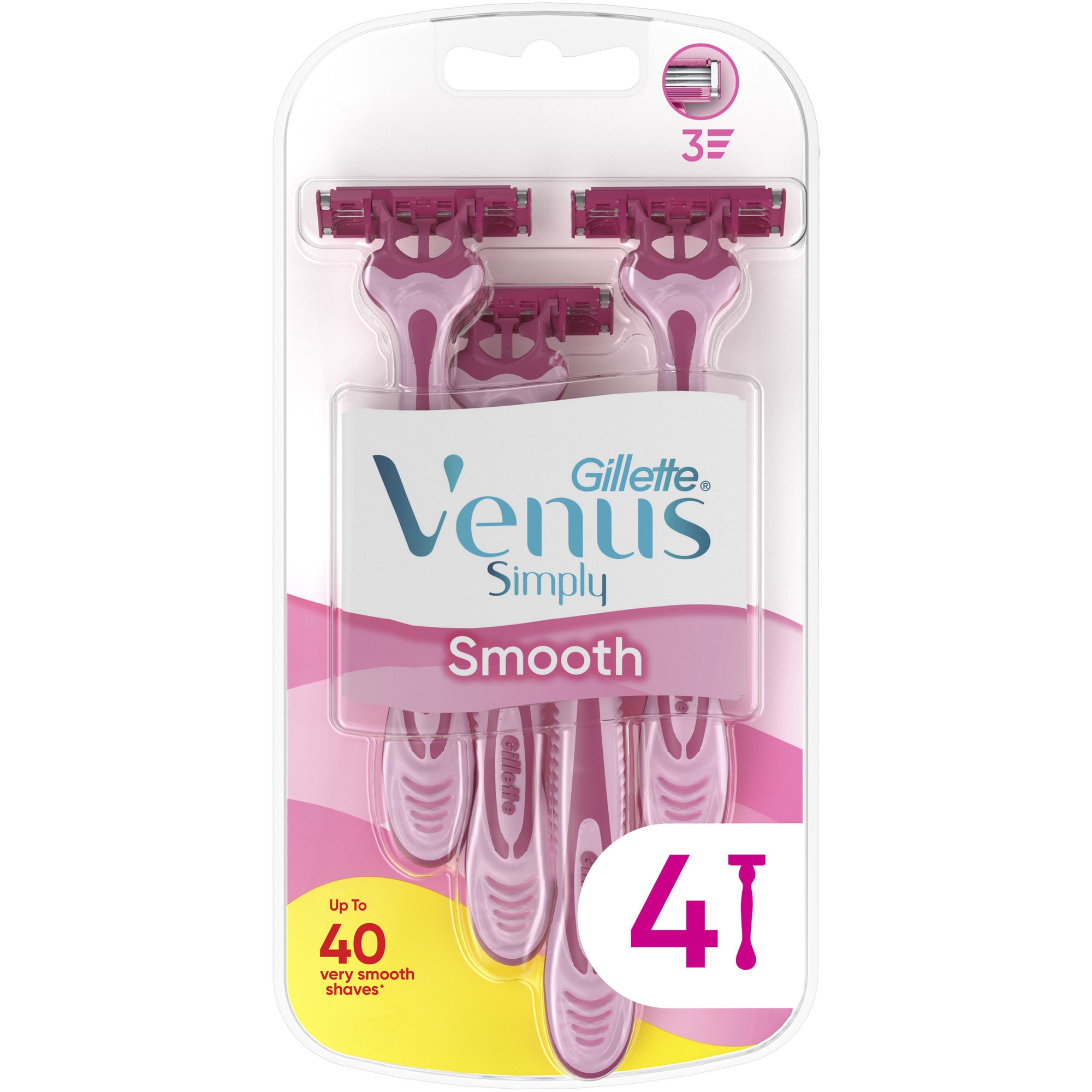 Aparat de ras de unica folosinta Gillette Simply Venus, 4 buc