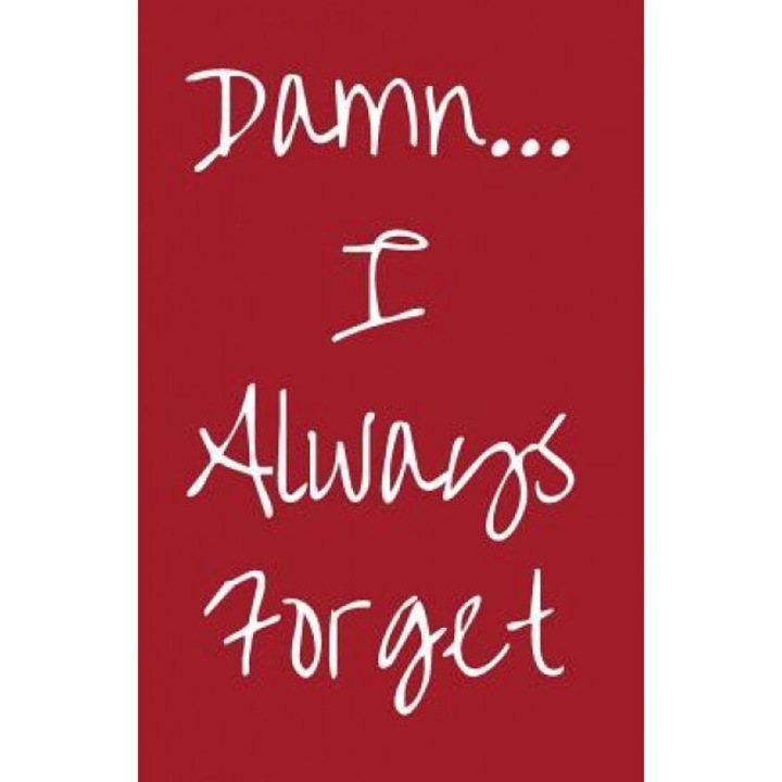 Damn... I Always Forget - The Password Organizer: A Password Keeper Journal Book for Internet Access, Lovink Journal (Author)