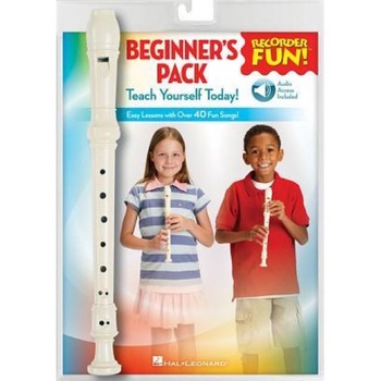 Recorder Fun! Beginner's Pack with Flute: Teach Yourself Today - Easy Lessons with Over 40 Fun Songs!, Hal Leonard Corp (Created by) Recorder Fun! Beginner's Pack with Flute: Teach Yourself Today - Easy Lessons with Over 40 Fun Songs!, Hal Leonard Corp (Created by)
