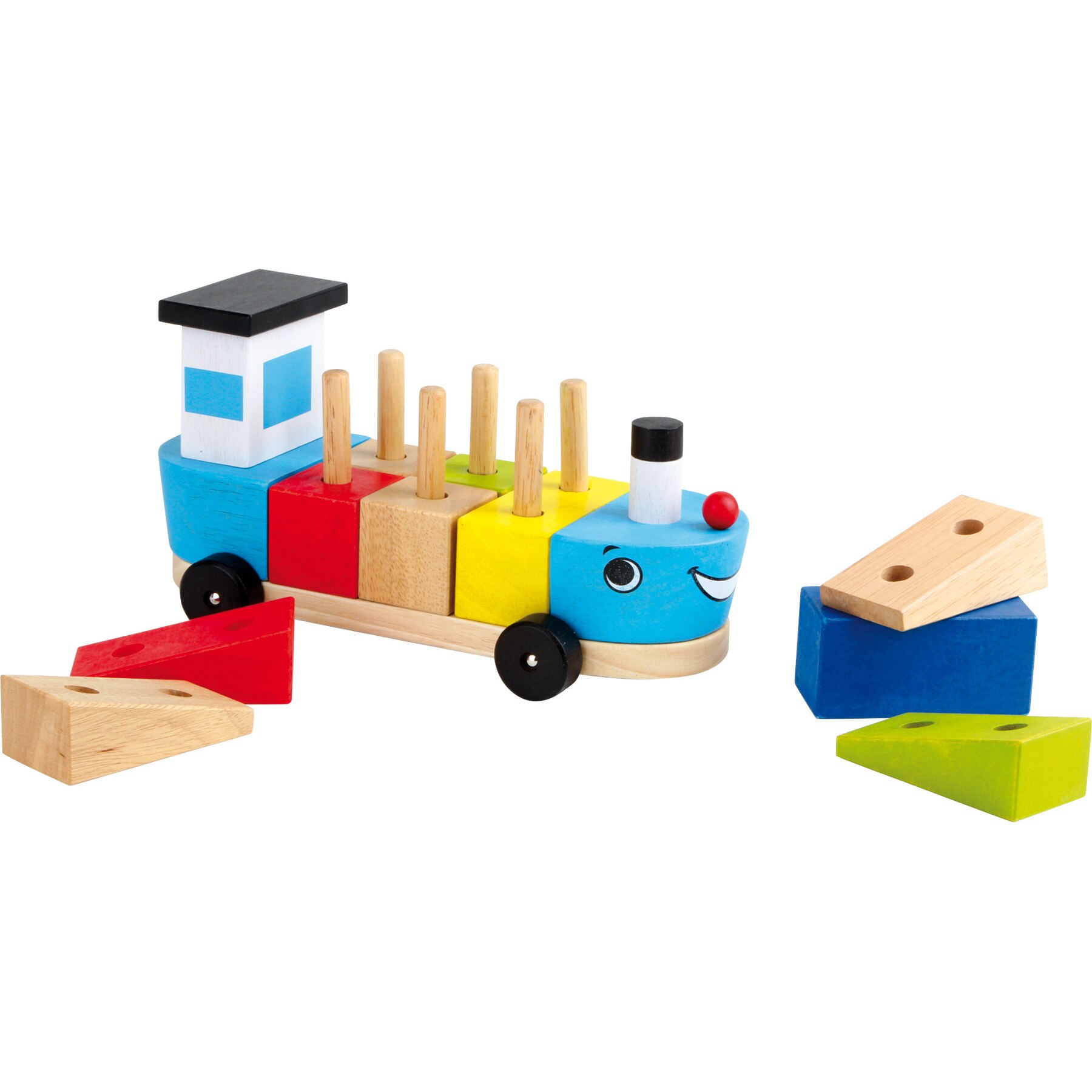 Barca din lemn cu sortator