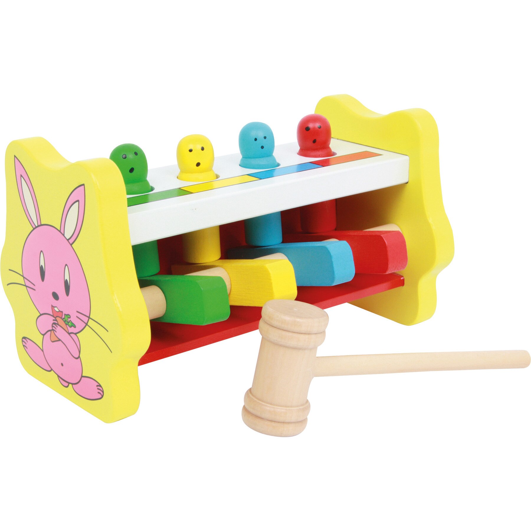 Jucarie lemn cu ciocan 